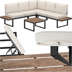 Ventajas de elegir muebles de jardín de aluminio