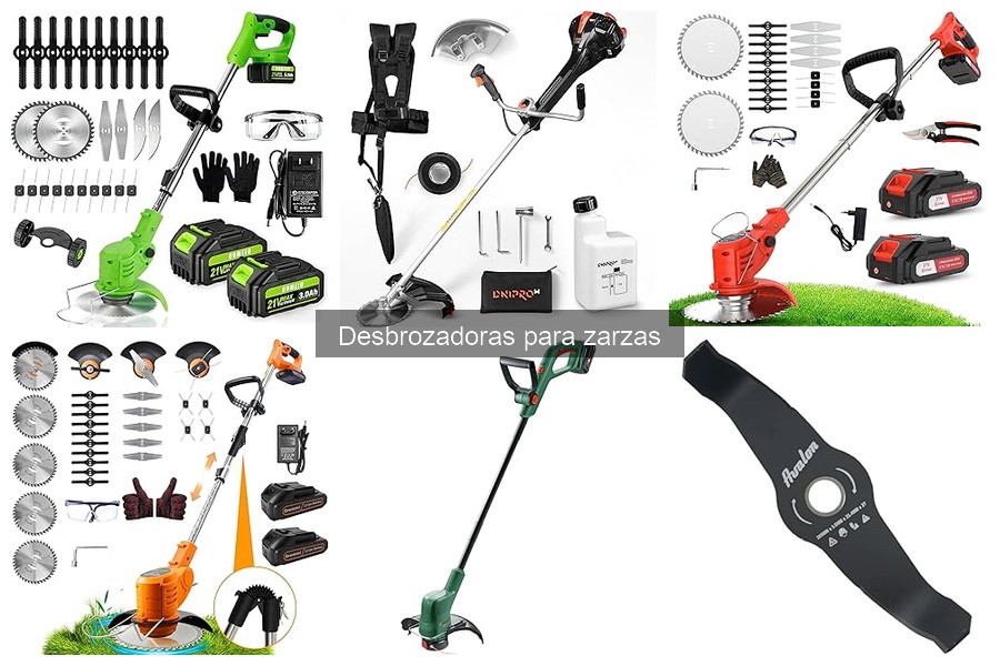 Accesorios esenciales para desbrozadoras de zarzas