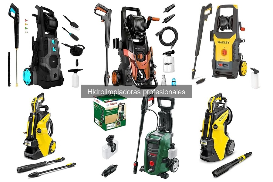 Accesorios esenciales para hidrolimpiadoras profesionales