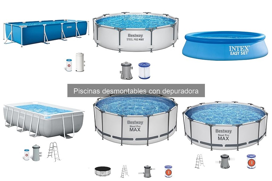 Accesorios esenciales para piscinas desmontables con depuradora