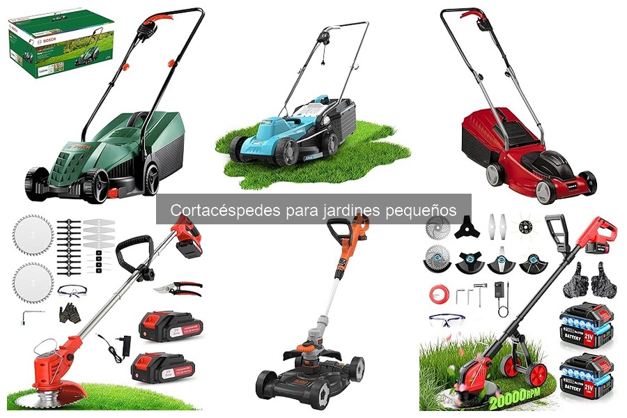 Accesorios imprescindibles para cortacéspedes en jardines pequeños