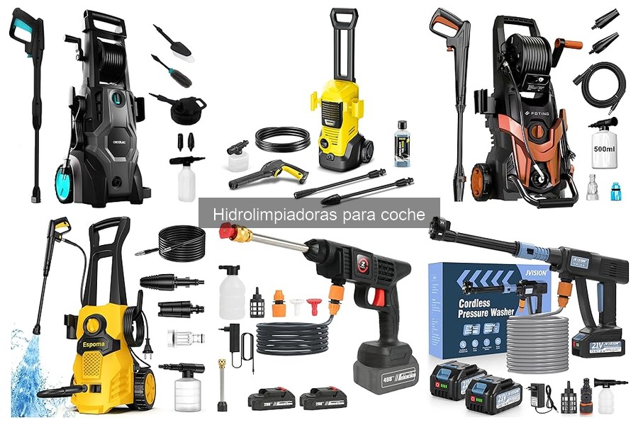 Accesorios imprescindibles para hidrolimpiadoras de coche