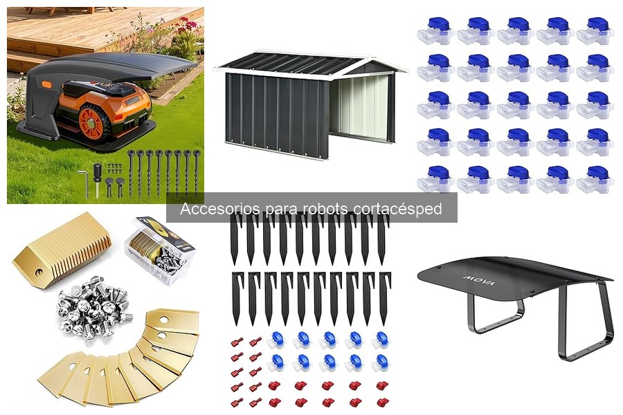 Accesorios imprescindibles para robots cortacésped en el jardín