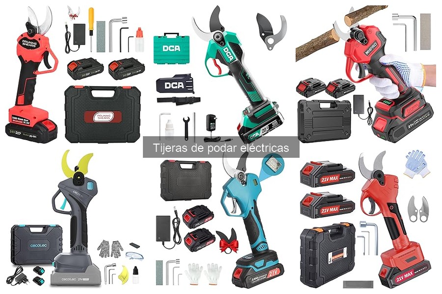 Accesorios Imprescindibles para Tijeras de Podar Eléctricas
