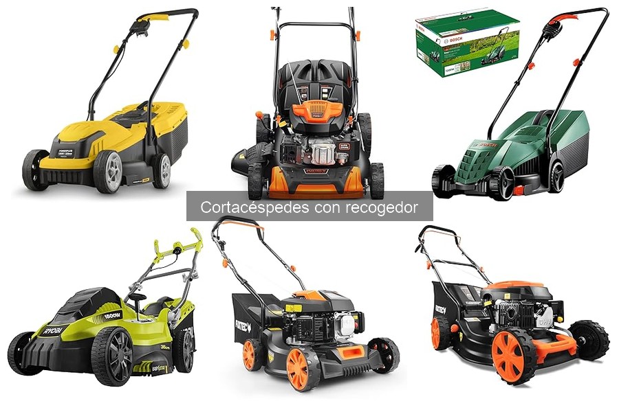 Accesorios útiles para cortacéspedes con recogedor