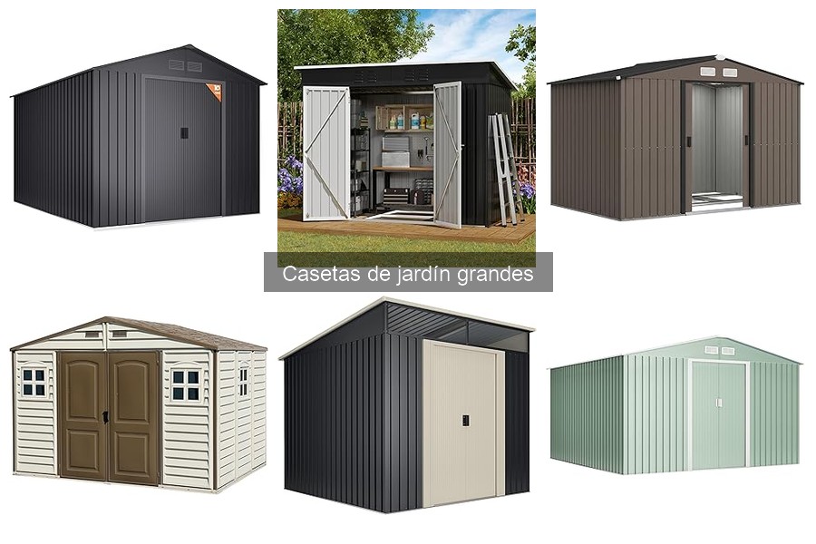 Alternativas a Casetas de Jardín Grandes para Almacenamiento