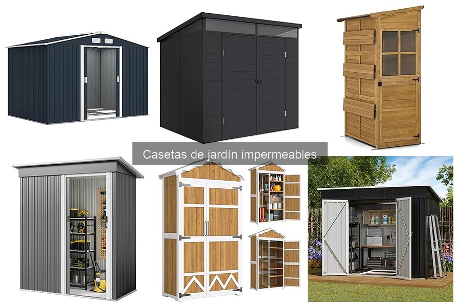 Alternativas a casetas de jardín impermeables: opciones eficaces