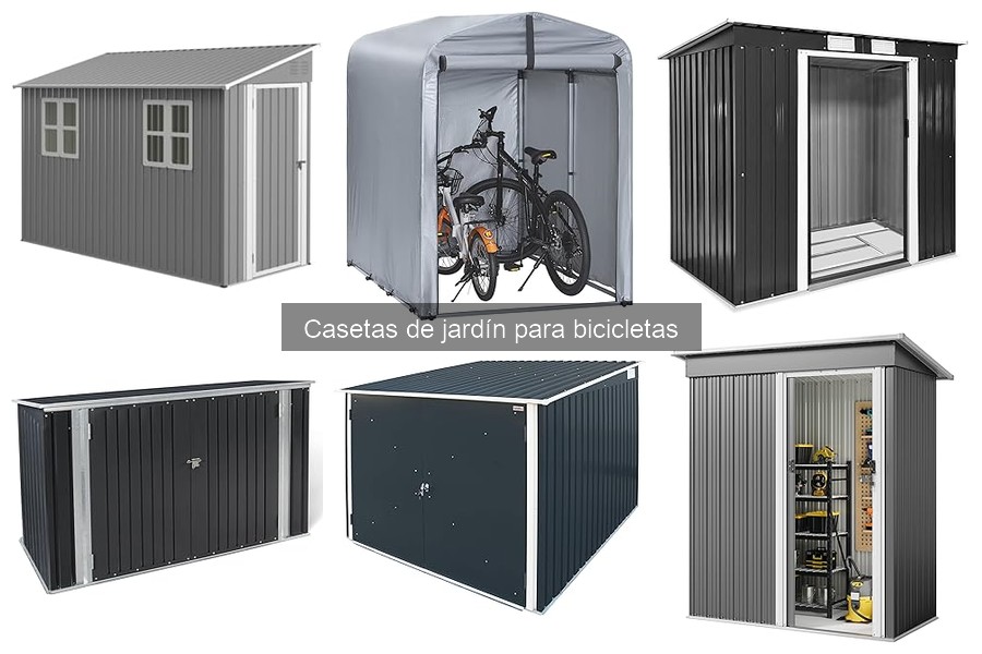 Alternativas a casetas de jardín para bicicletas: opciones útiles