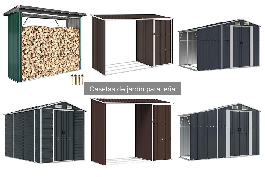 Alternativas a casetas de jardín para leña: ¡Descúbrelas!