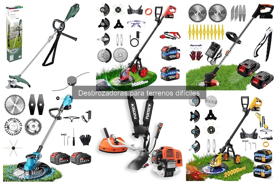 Alternativas a desbrozadoras para terrenos difíciles