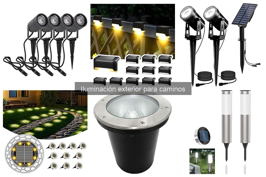 Alternativas a la iluminación eléctrica para caminos