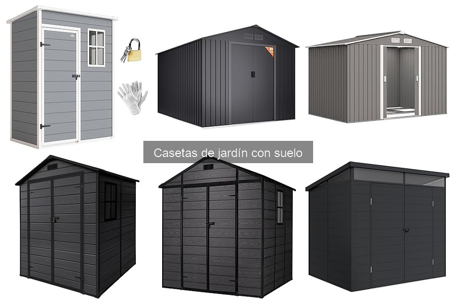 Alternativas a las casetas de jardín con suelo