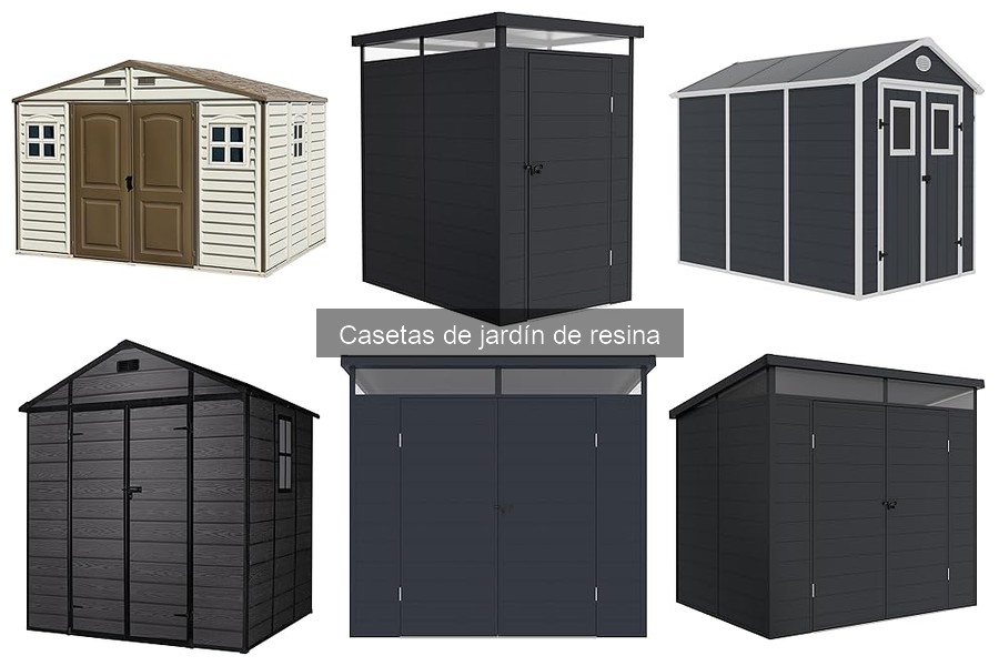 Alternativas a las casetas de jardín de resina: Comparativa
