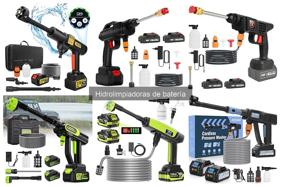 Alternativas a las Hidrolimpiadoras de Batería para Limpieza
