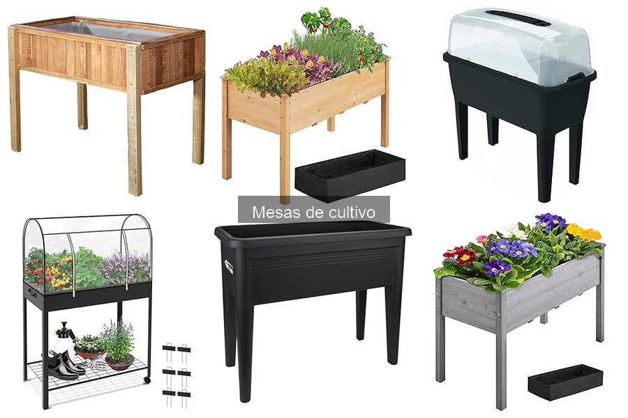 Alternativas a las Mesas de Cultivo para Espacios Reducidos