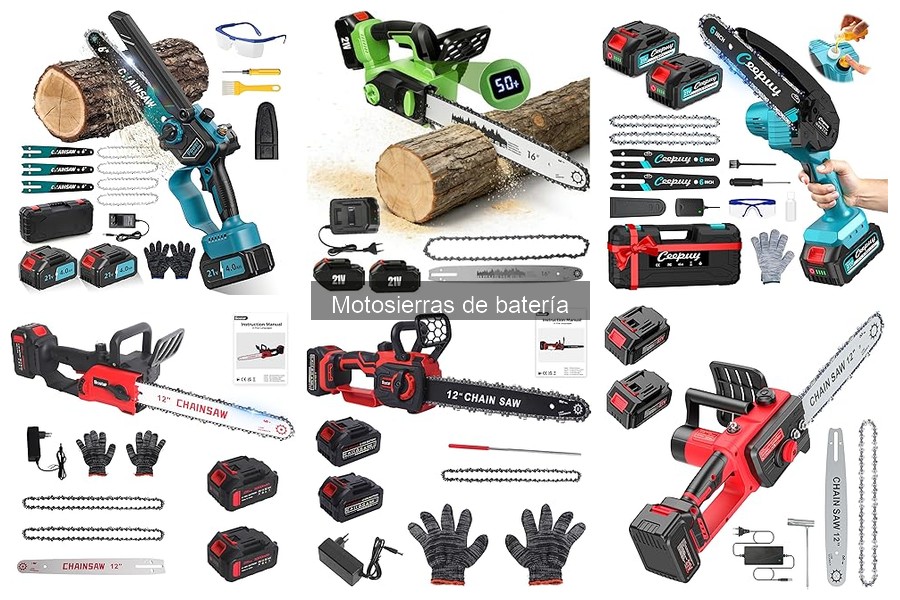 Alternativas a las motosierras de batería para jardinería