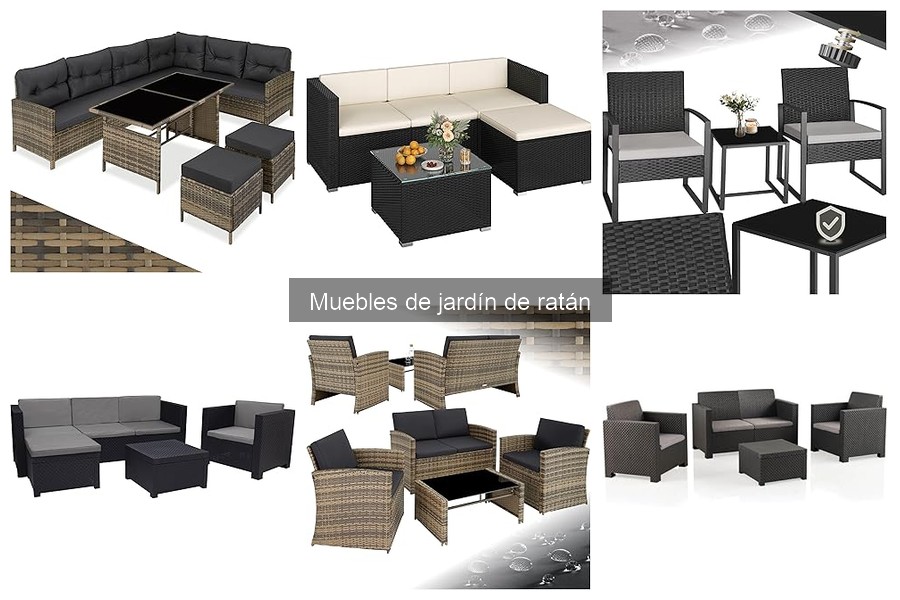 Alternativas a los muebles de jardín de ratán: guía completa