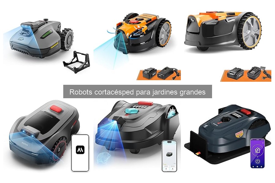 Alternativas a los robots cortacésped para jardines grandes
