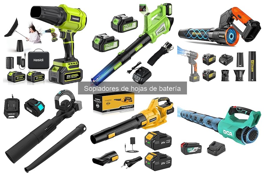 Alternativas a los Sopladores de Hojas de Batería
