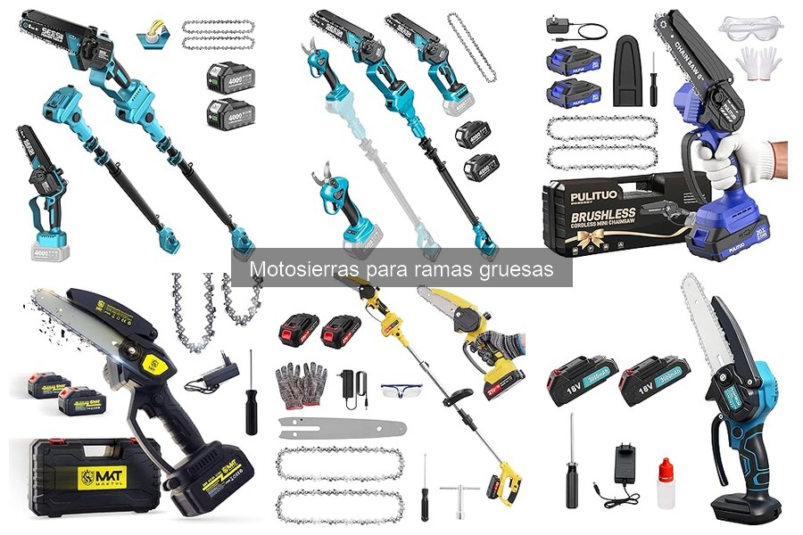 Alternativas a Motosierras para Ramas Gruesas: Top Opciones