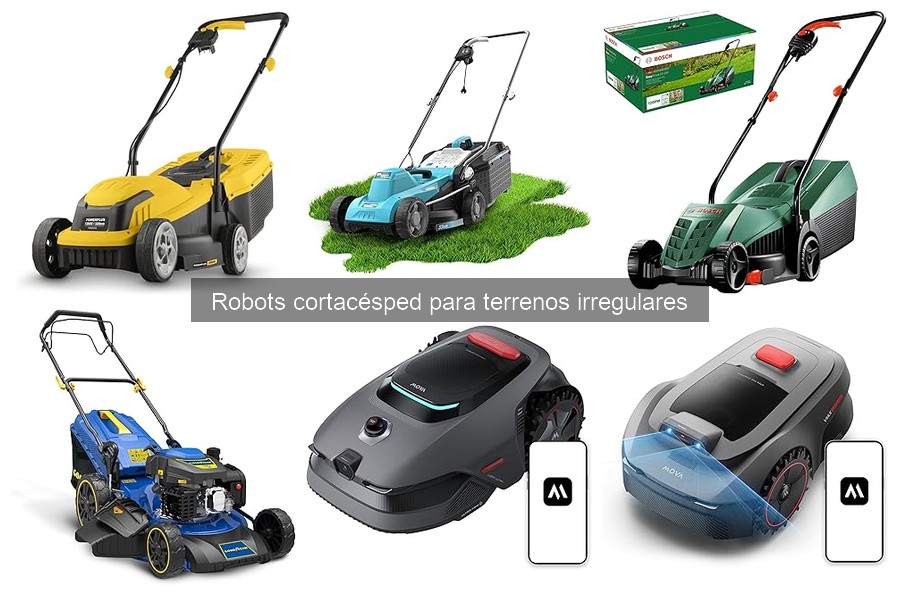 Alternativas a robots cortacésped para terrenos irregulares