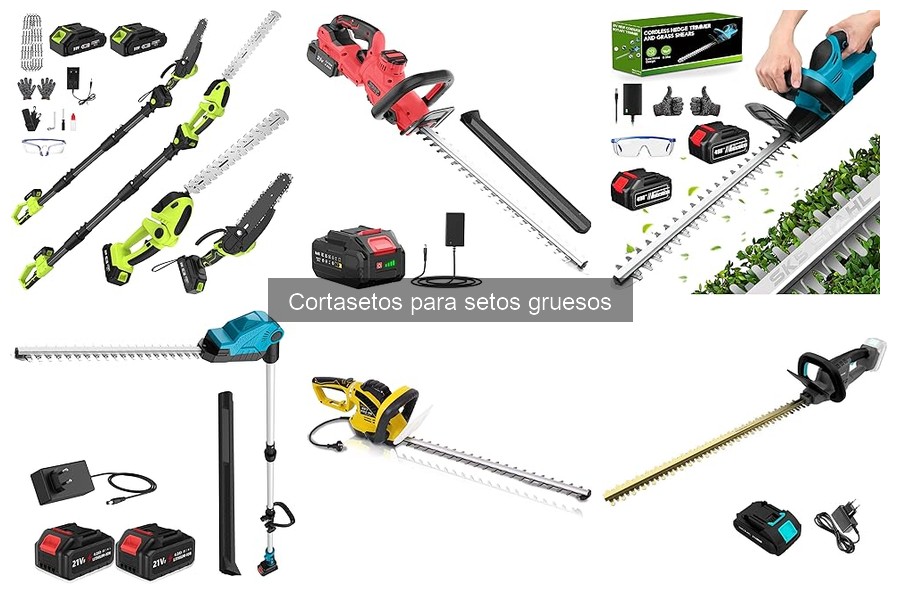 ** Alternativas al cortasetos para setos gruesos: Guía práctica