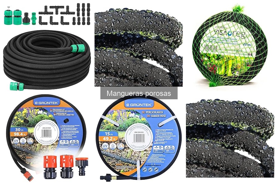 Alternativas al riego con mangueras porosas para jardines