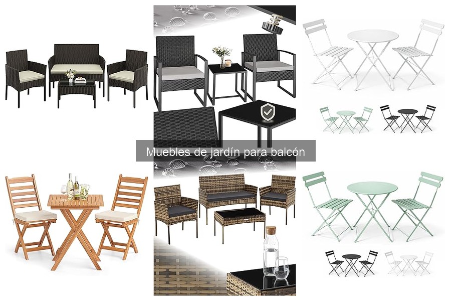 Alternativas creativas a muebles de jardín para balcones
