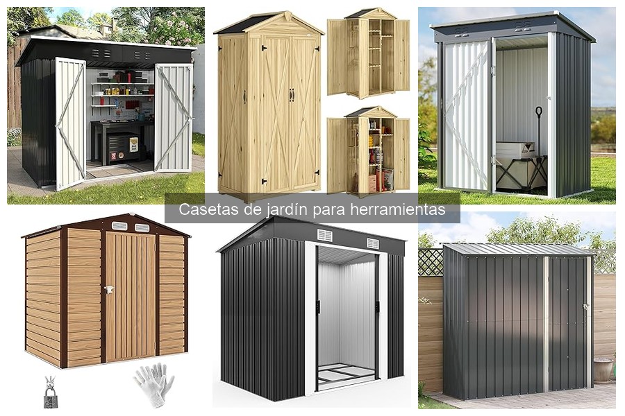 Alternativas económicas a las casetas de jardín para herramientas