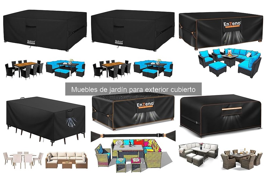 Alternativas económicas a muebles de jardín para exterior