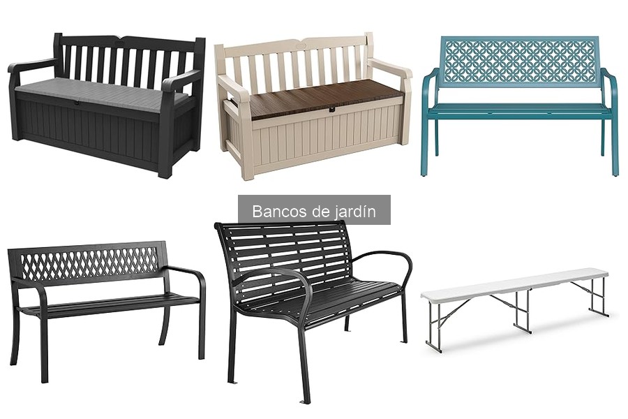 Bancos de jardín ideales para climas húmedos: opciones resistentes