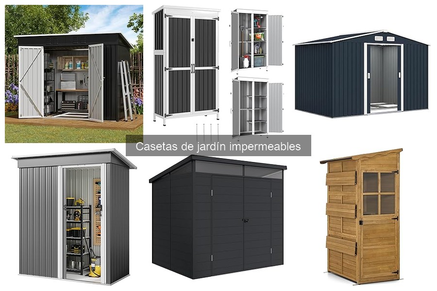 Beneficios de las casetas de jardín impermeables frente a las no impermeables