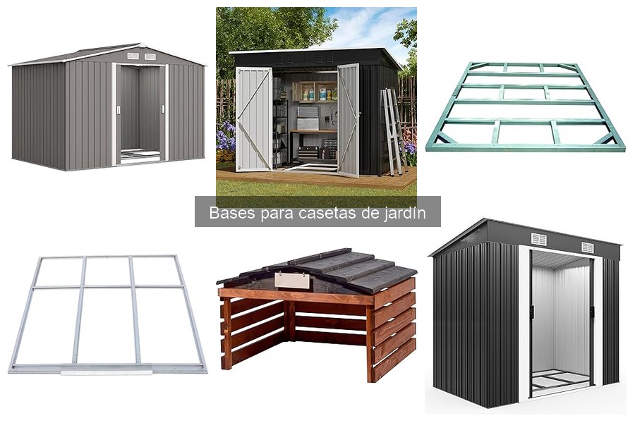 Beneficios de usar una base adecuada para tu caseta de jardín