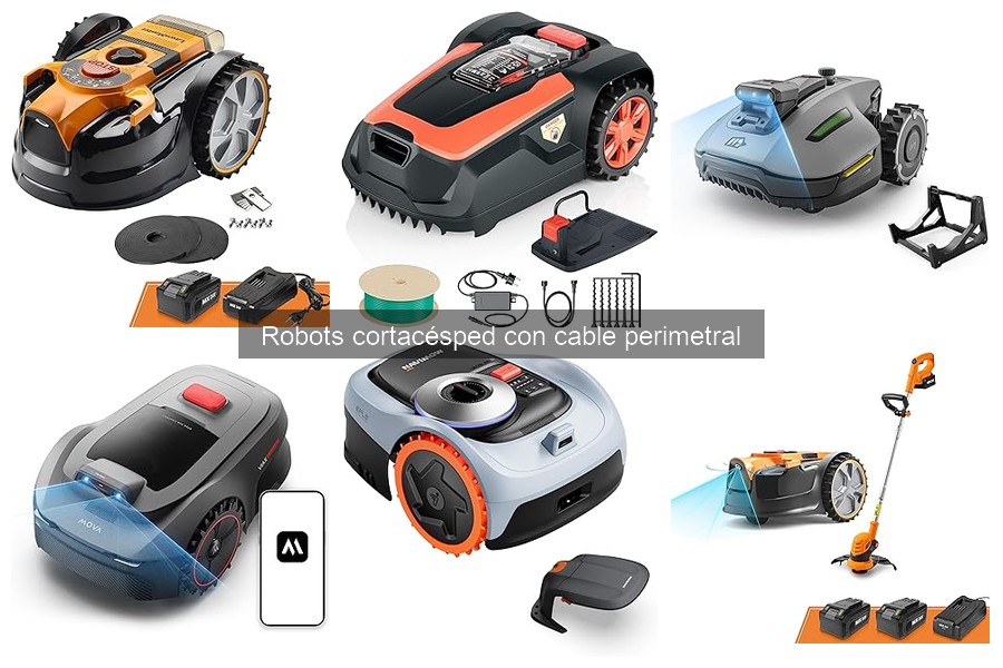 Características clave al comprar un robot cortacésped con cable