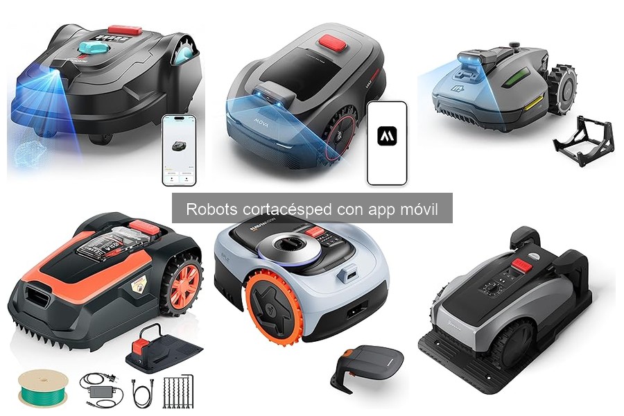Características Clave de un Robot Cortacésped con App Móvil
