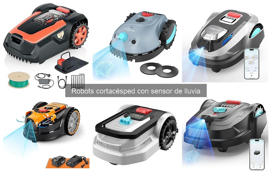 Características clave para elegir un robot cortacésped con sensor de lluvia