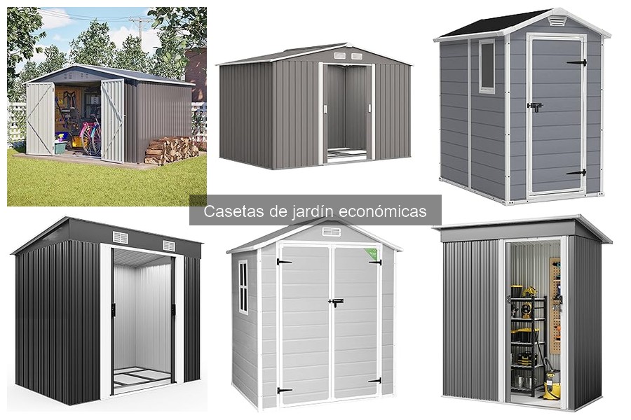 Características de calidad en casetas de jardín económicas