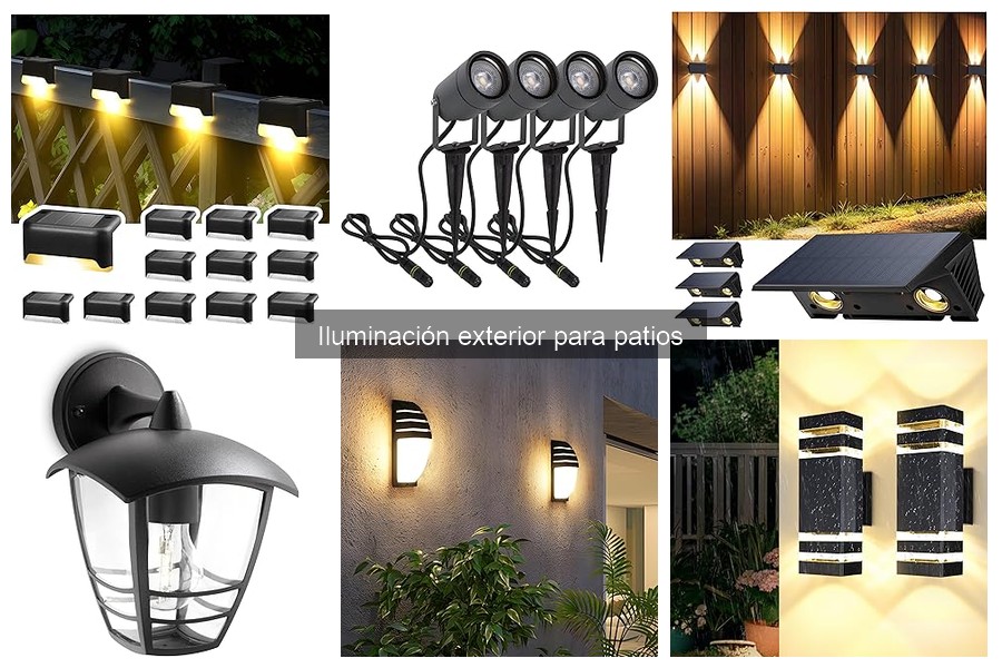 Características esenciales de las luces de patio para exteriores