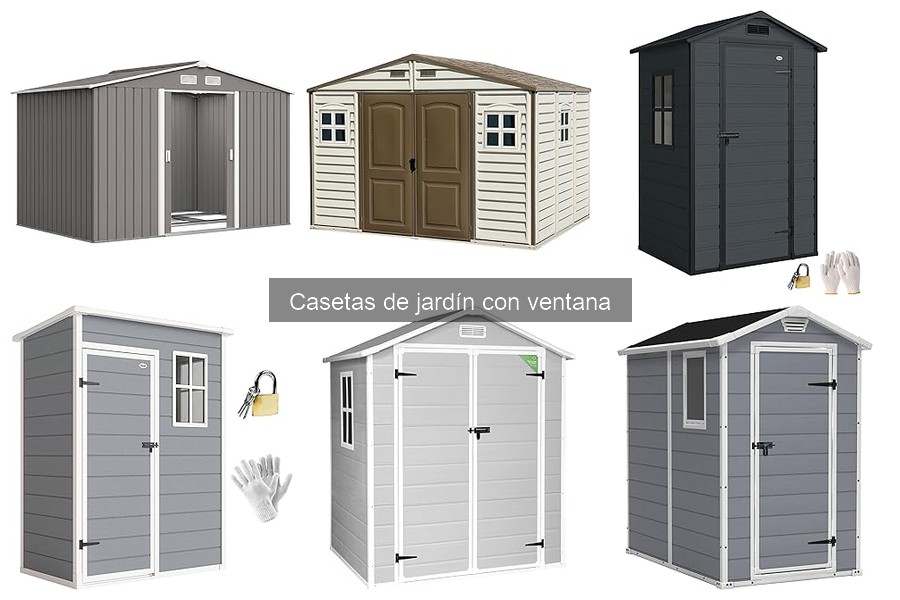 Casetas de jardín con ventana personalizadas: ¿valen la pena?