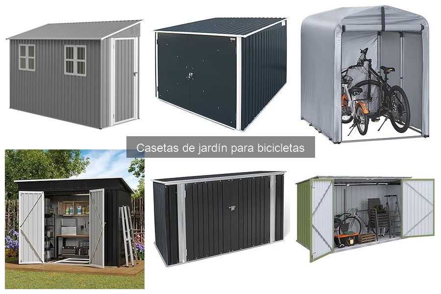 Casetas de jardín para bicicletas: características y usos