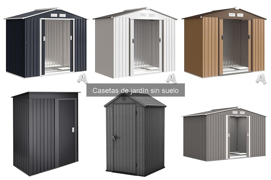 Casetas de jardín sin suelo: Consejos para climas húmedos