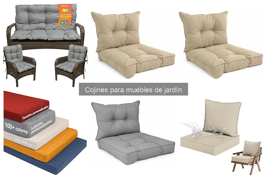 Cojines ecológicos para muebles de jardín: opciones sostenibles