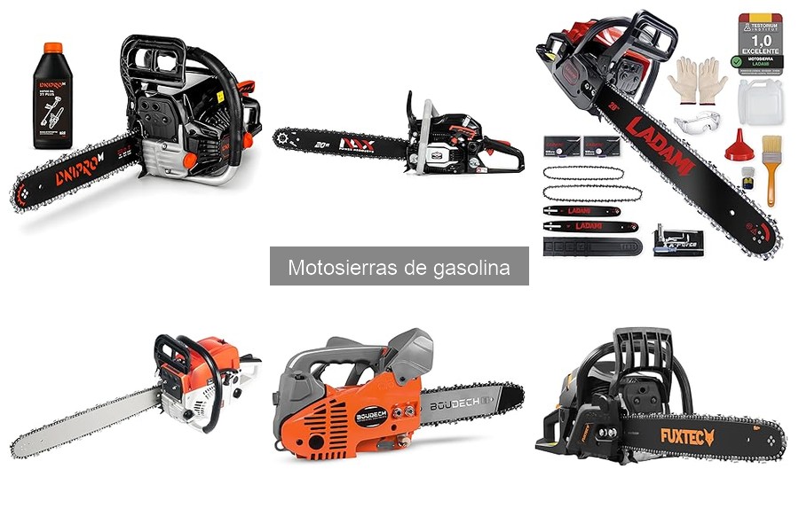 Cómo afilar la cadena de una motosierra de gasolina