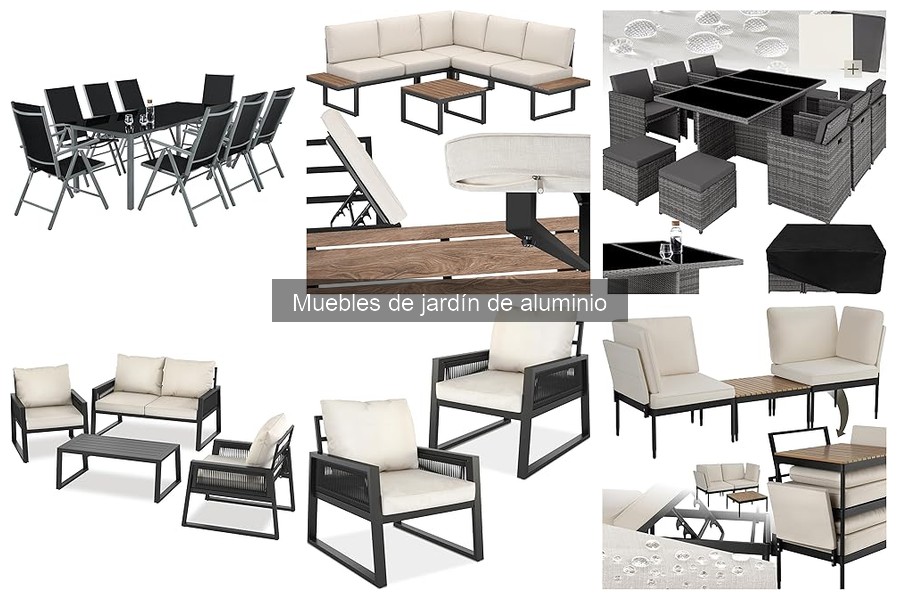 Cómo combinar muebles de jardín de aluminio con tu exterior