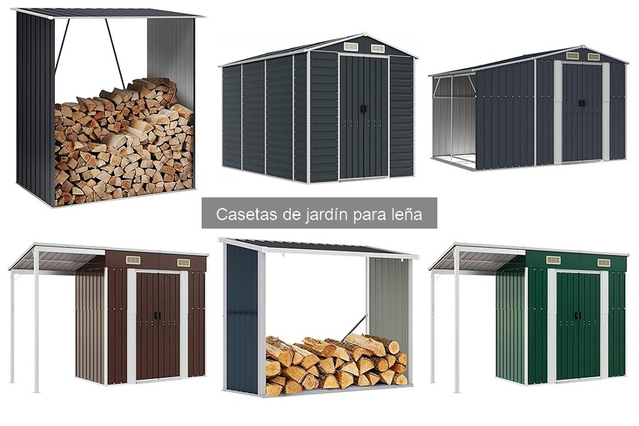 Cómo elegir la mejor caseta de jardín para leña