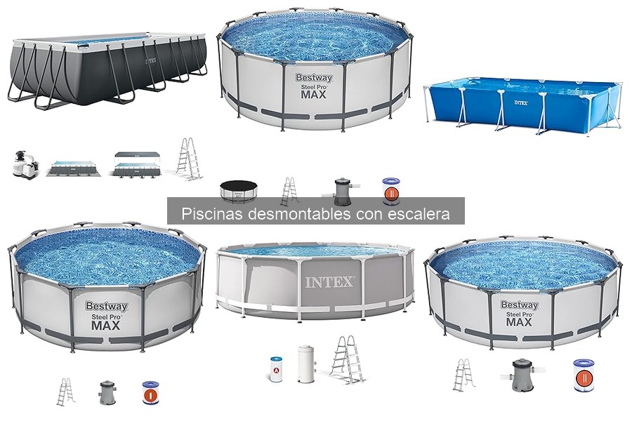Cómo elegir la mejor piscina desmontable con escalera