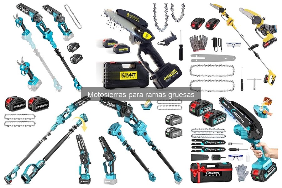 Cómo Elegir la Motosierra Ideal para Ramas Gruesas