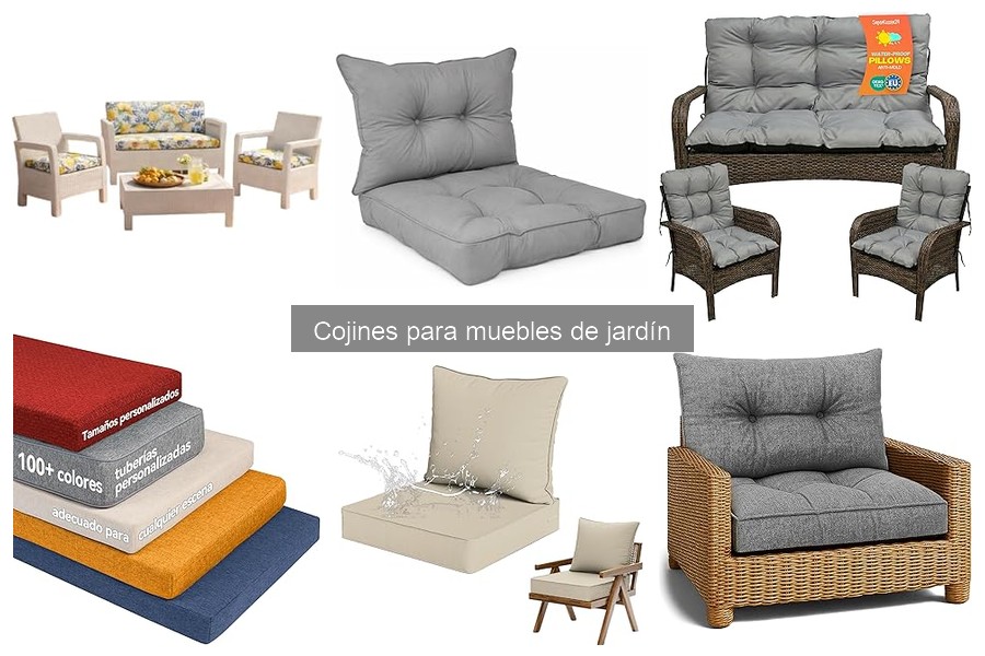 Cómo elegir los mejores cojines para muebles de jardín