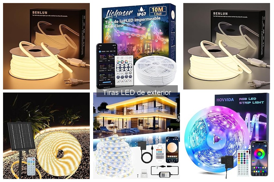 Cómo elegir tiras LED de exterior: guía de compra