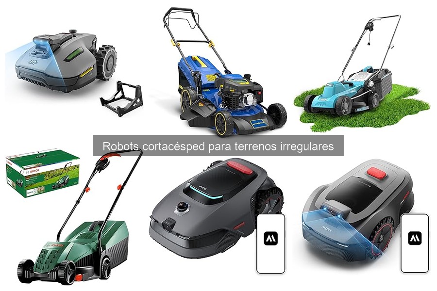 Cómo elegir un robot cortacésped para terrenos irregulares